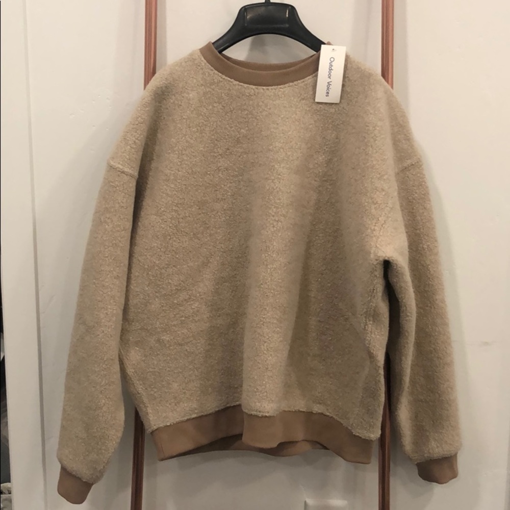 Outdoor Voices M MegaFleece crew neck